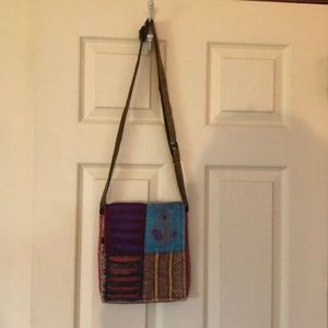 100% cotton boho purse